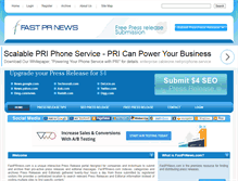 Tablet Screenshot of fastprnews.com